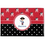 Pirate & Dots Woven Mat (Personalized)