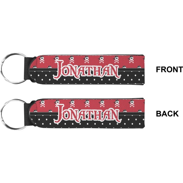 Pirate & Dots Wristlet (Front + Back)