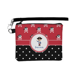 Pirate & Dots Wristlet ID Case w/ Name or Text