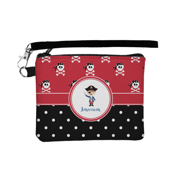 Custom Pirate & Dots Wristlet ID Case w/ Name or Text