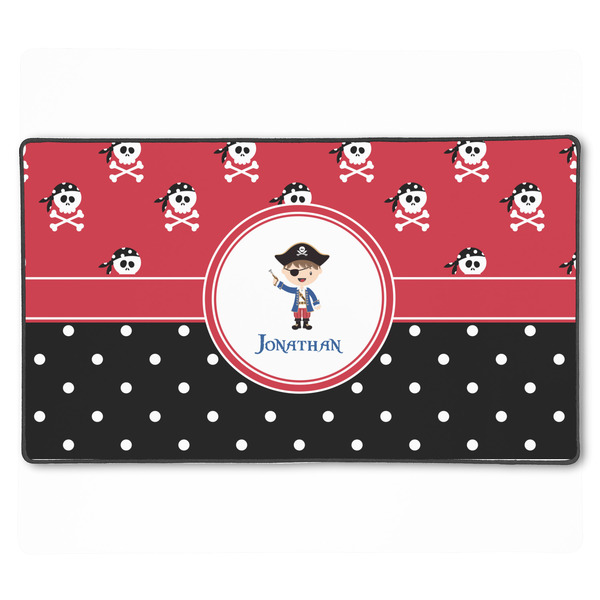 Custom Pirate & Dots XXL Gaming Mouse Pad - 24" x 14" (Personalized)