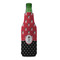 Pirate & Dots Zipper Bottle Cooler - FRONT (bottle)