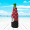 Pirate & Dots Zipper Bottle Cooler - LIFESTYLE