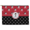 Pirate & Dots Zipper Pouch Large (Front)