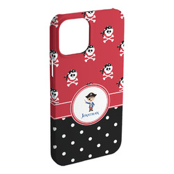 Pirate & Dots iPhone Case - Plastic - iPhone 15 Plus (Personalized)