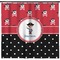 Pirate & Dots Shower Curtain - 71" x 74" (Personalized)