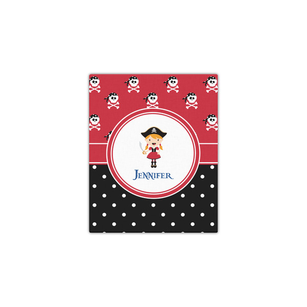 Girl's Pirate & Dots 11x14 - Canvas Print - Front View