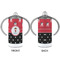 Girl's Pirate & Dots 12 oz Stainless Steel Sippy Cups - APPROVAL
