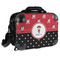 Girl's Pirate & Dots 15" Hard Shell Briefcase - FRONT