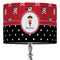 Girl's Pirate & Dots 16" Drum Lamp Shade - Fabric (Personalized)
