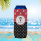 Girl's Pirate & Dots 16oz Can Sleeve - LIFESTYLE