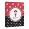 Girl's Pirate & Dots Canvas Print - 16x20 (Personalized)