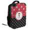 Girl's Pirate & Dots 18" Hard Shell Backpacks - ANGLED VIEW