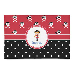 Girl's Pirate & Dots Patio Rug (Personalized)