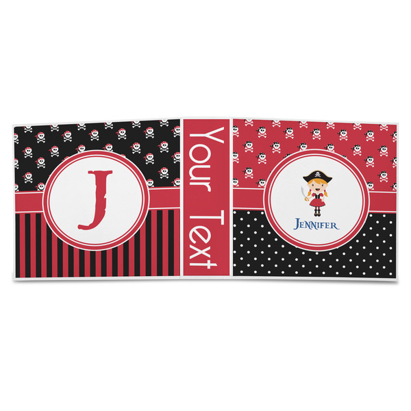 Girl's Pirate & Dots 3-Ring Binder Approval- 3in