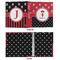 Girl's Pirate & Dots 3 Ring Binders - Full Wrap - 1" - APPROVAL