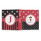 Girl's Pirate & Dots 3 Ring Binders - Full Wrap - 1" - OPEN OUTSIDE