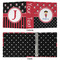 Girl's Pirate & Dots 3 Ring Binders - Full Wrap - 2" - APPROVAL