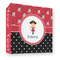 Girl's Pirate & Dots 3 Ring Binders - Full Wrap - 3" - FRONT