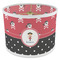 Girl's Pirate & Dots 8" Drum Lampshade - ANGLE Poly-Film