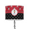 Girl's Pirate & Dots 8" Drum Lamp Shade - Poly-film (Personalized)