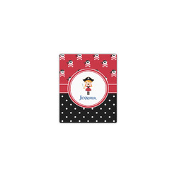 Girl's Pirate & Dots Canvas Print - 8x10 (Personalized)