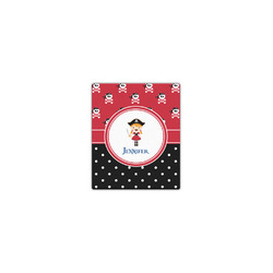 Girl's Pirate & Dots Canvas Print - 8x10 (Personalized)