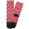 Girl's Pirate & Dots Adult Crew Socks