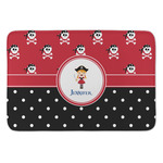 Girl's Pirate & Dots Anti-Fatigue Kitchen Mat (Personalized)