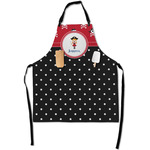 Girl's Pirate & Dots Apron With Pockets w/ Name or Text