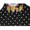 Girl's Pirate & Dots Apron - Pocket Detail with Props