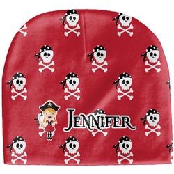 Girl's Pirate & Dots Baby Hat (Beanie) (Personalized)