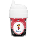 Girl's Pirate & Dots Baby Sippy Cup (Personalized)