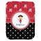 Girl's Pirate & Dots Baby Swaddling Blanket (Personalized)