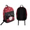 Girl's Pirate & Dots Backpack front and back - Apvl