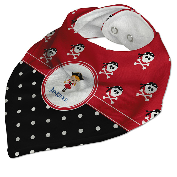 Girl's Pirate & Dots Bandana Closed