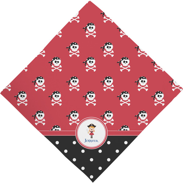 Girl's Pirate & Dots Bandana - Full View