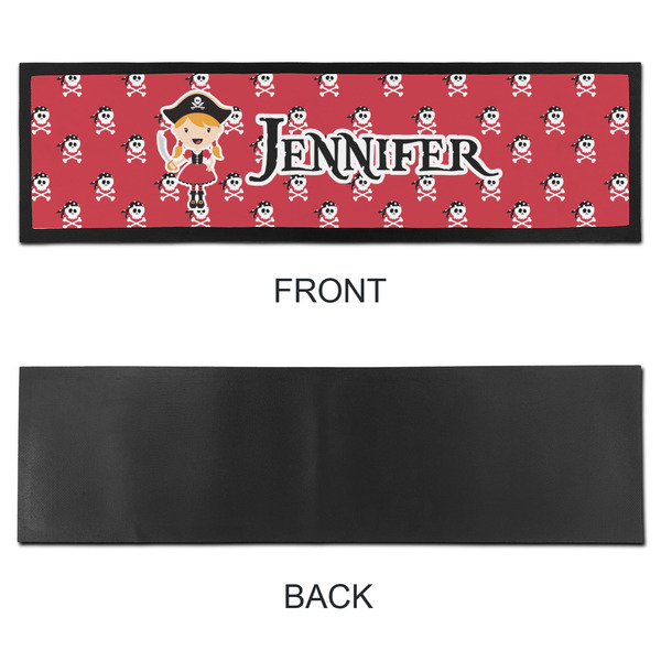 Girl's Pirate & Dots Bar Mat - Large - APPROVAL