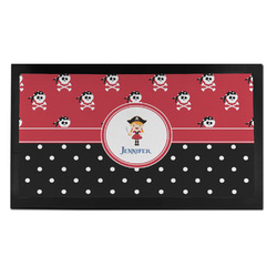 Girl's Pirate & Dots Bar Mat - Small (Personalized)
