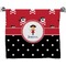 Girl's Pirate & Dots Bath Towel (Personalized)