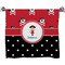 Girl's Pirate & Dots Bath Towel (Personalized)