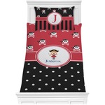 Girl's Pirate & Dots Comforter Set - Twin (Personalized)