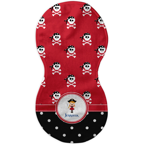 Girl's Pirate & Dots Burp Peanut Shaped Flat