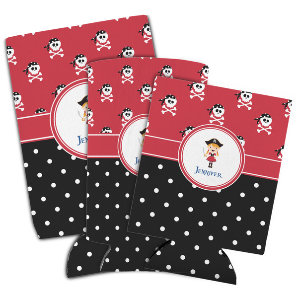 Girl's Pirate & Dots Can Coolers - PARENT/MAIN