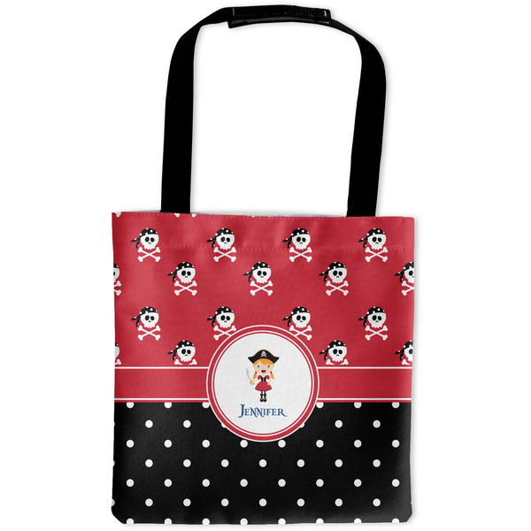 Custom Girl's Pirate & Dots Auto Back Seat Organizer Bag (Personalized)