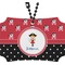 Girl's Pirate & Dots Car Ornament - Berlin (Front)