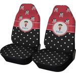Girl's Pirate & Dots Car Seat Covers (Set of Two) (Personalized)