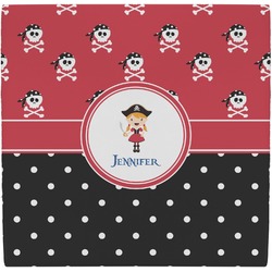 Girl's Pirate & Dots Ceramic Tile Hot Pad (Personalized)