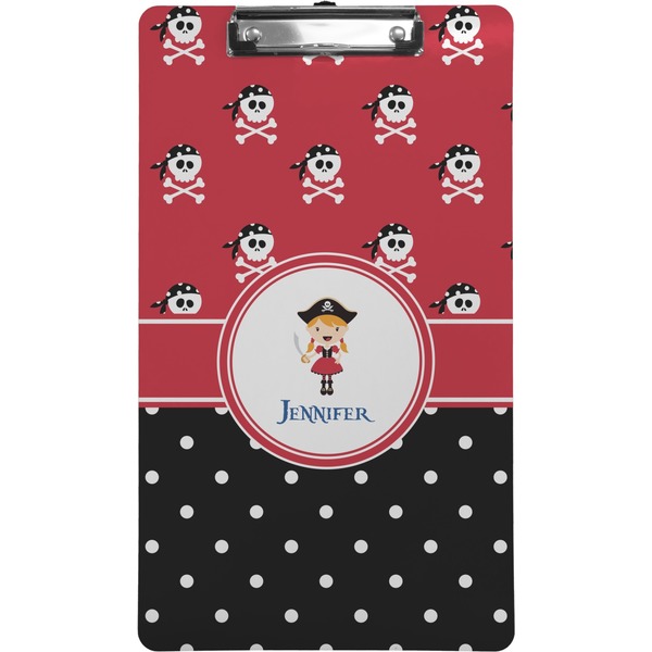 Girl's Pirate & Dots Clipboard (Legal)