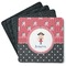 Girl's Pirate & Dots Coaster Rubber Back - Main
